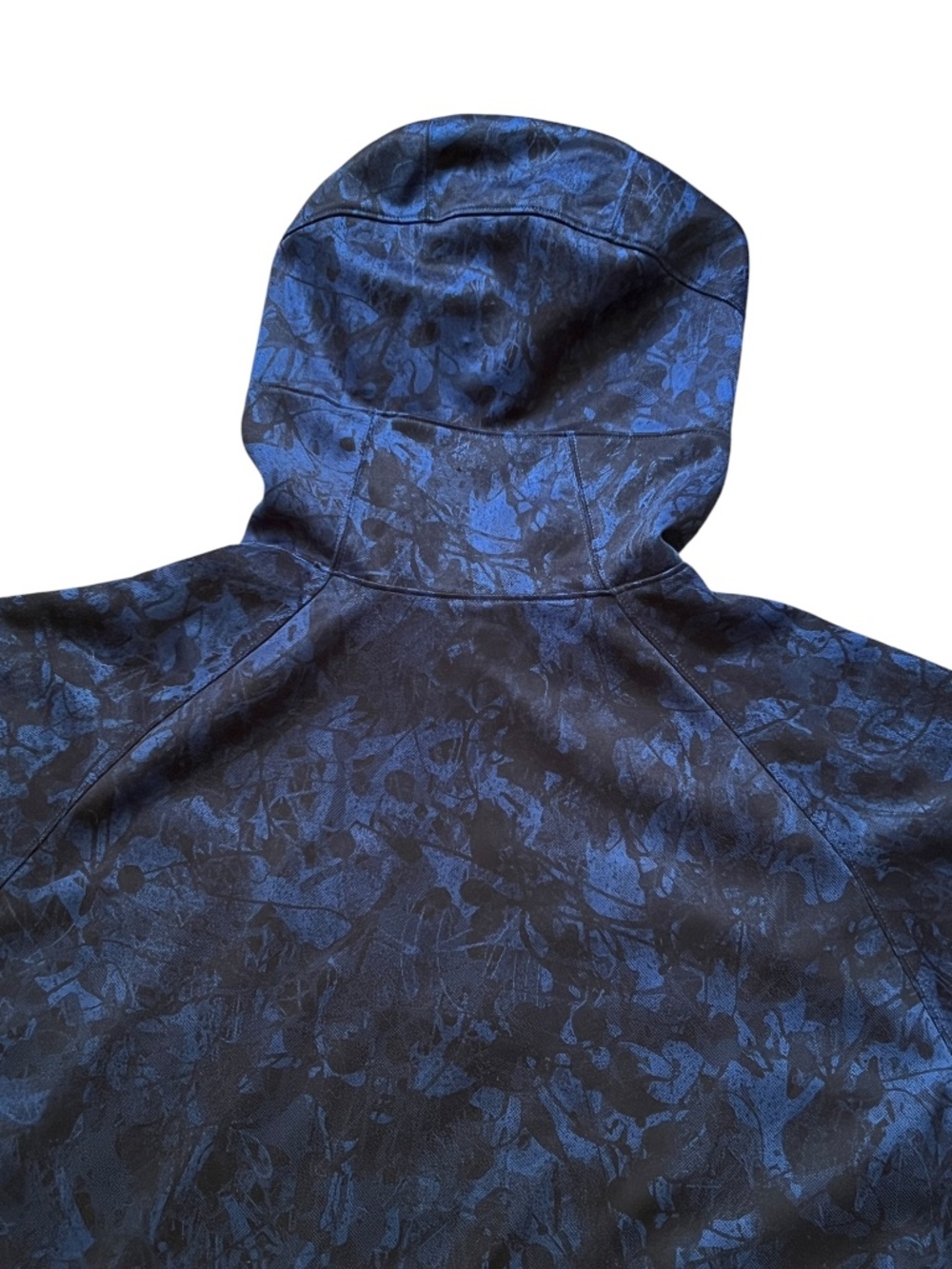 West Virginia Mountaineers Hoodie Mens 2XL Blue NCAA Football Nike Dri Fit Camo - Picture 5 of 10